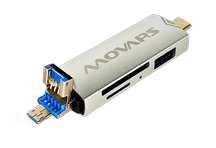Czytnik Kart 6W1 Usb 3.0 Usb-C Microusb Sd Microsd Otg Szybki Transfer