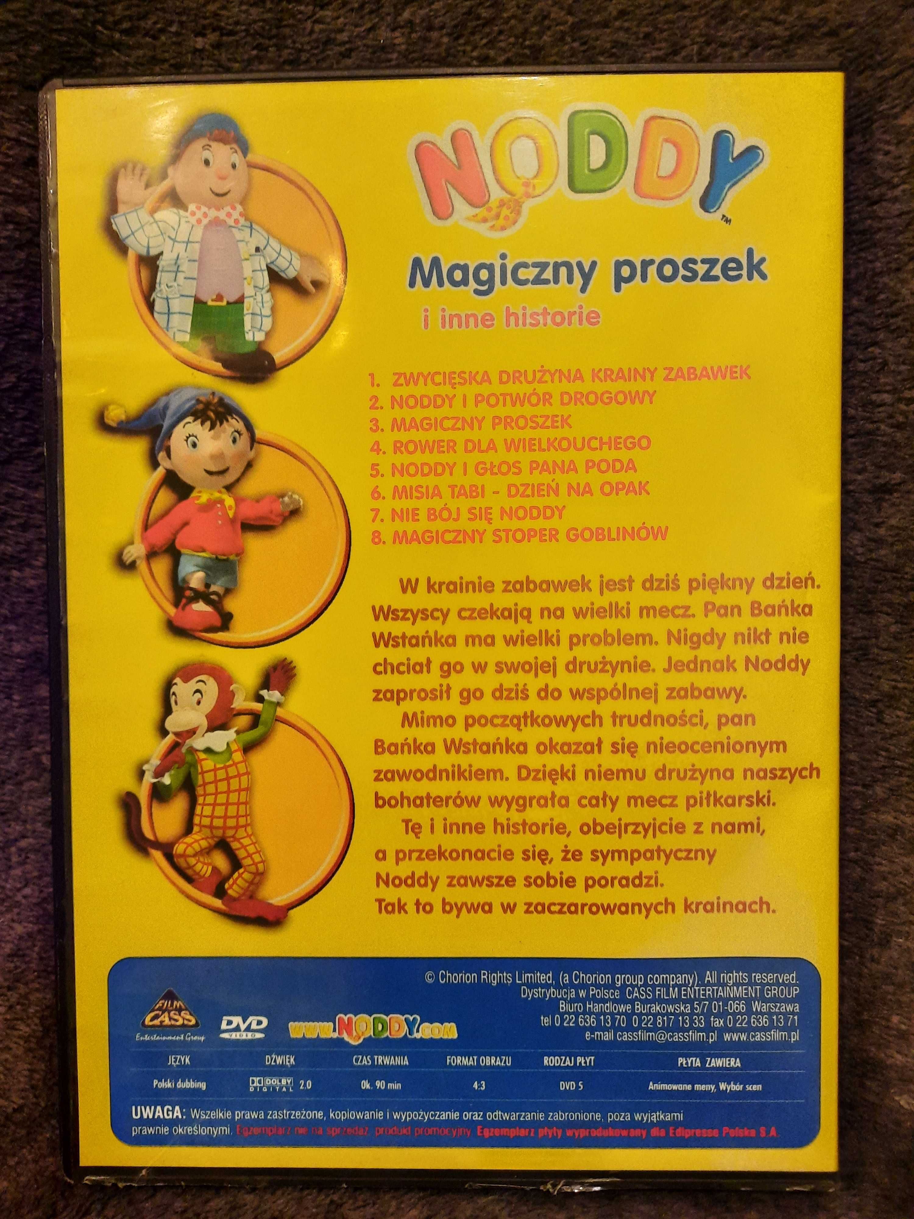 Bajka na DVD Noddy Magiczny Proszek 90 minut bajek dla dzieci