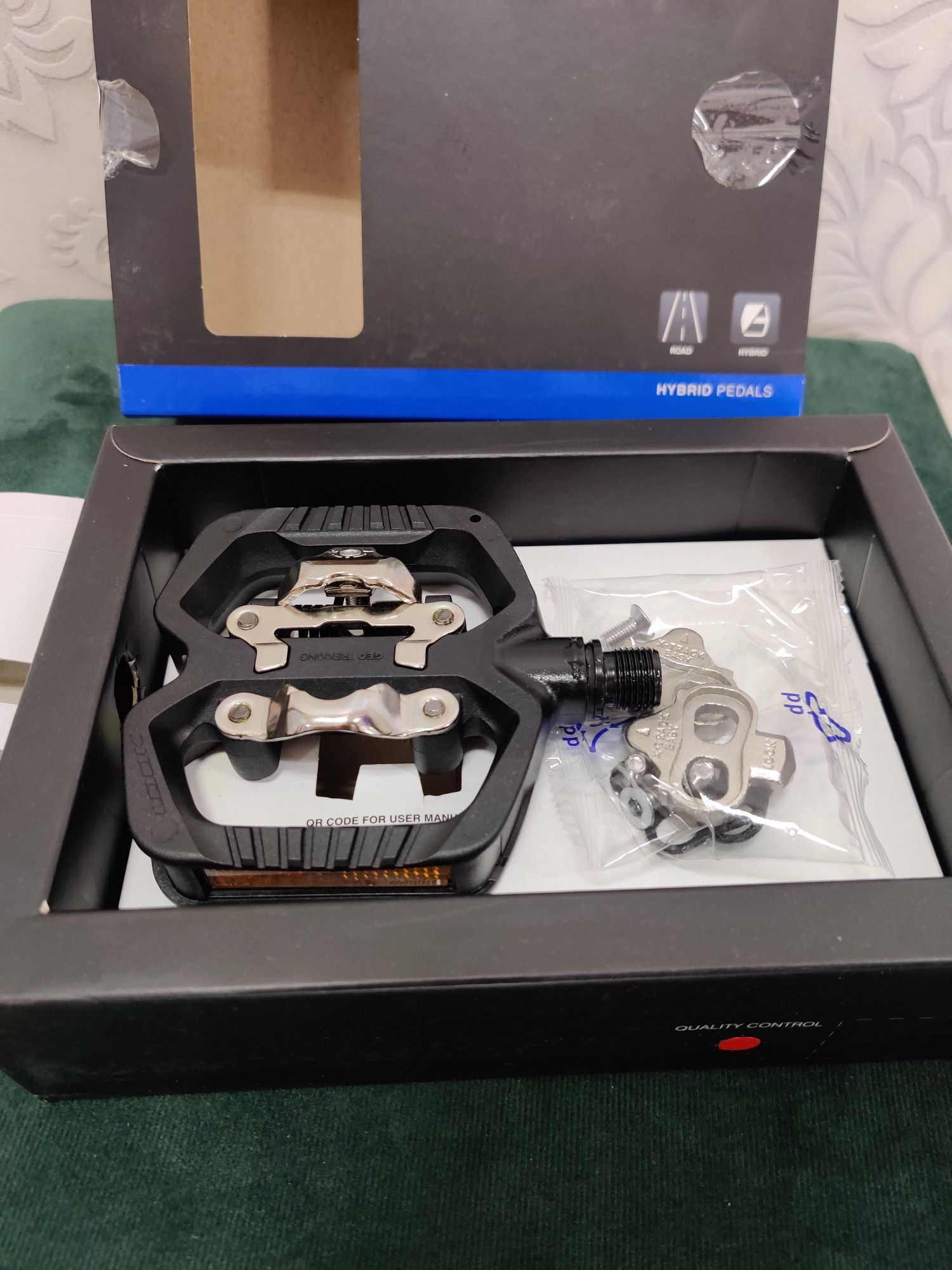 Nowe pedały rowerowe look geo trekking hybrid 2w1 SPD platformy zestaw
