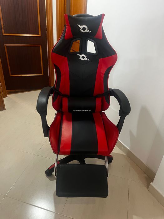 Cadeira gaming “power gaming” reclinável,
