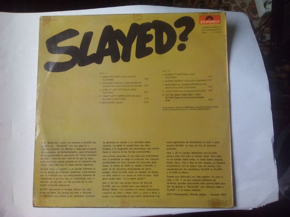 Vinil - Slade " Slayed?"