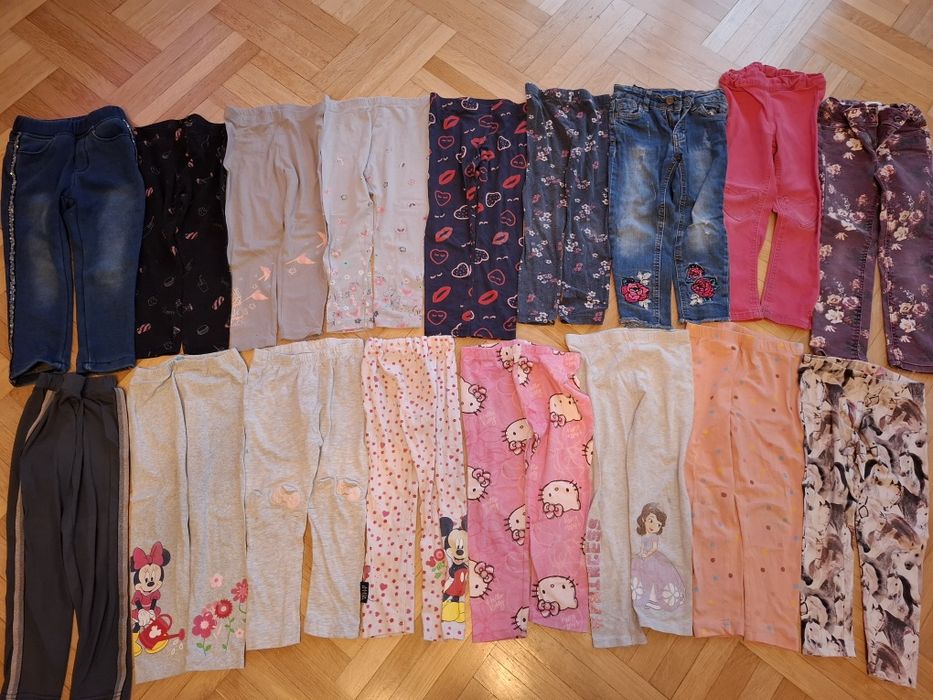 Getry leginsy spodnie jeans dla dziewczynki rozmiar 98/104