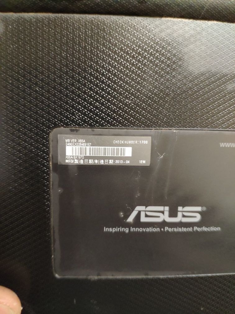 Asus x55a laptop na części