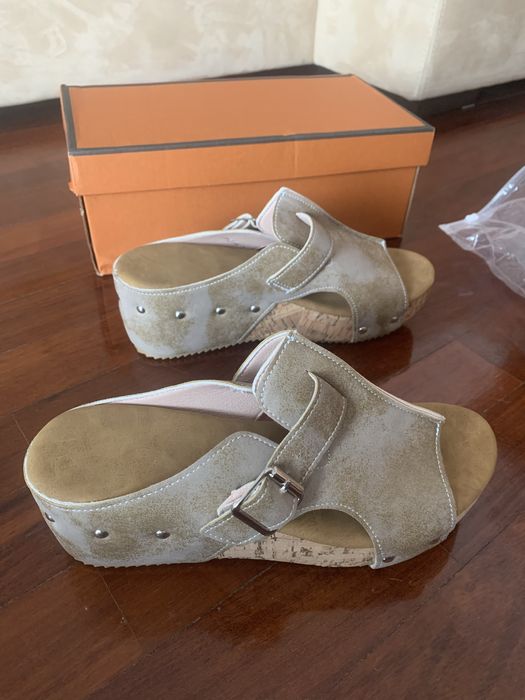 Sandália cortiça mulher