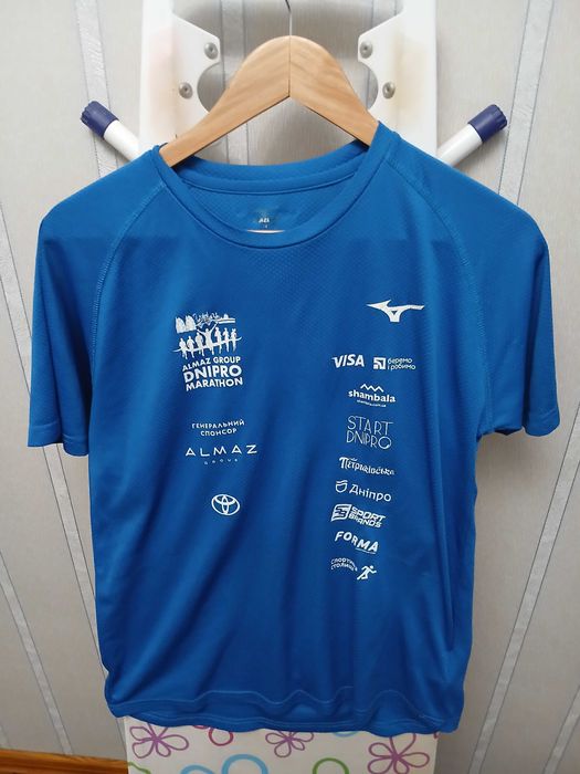 Футболка бігова Mizuno Finisher Dnipro Marathon (розмір М)