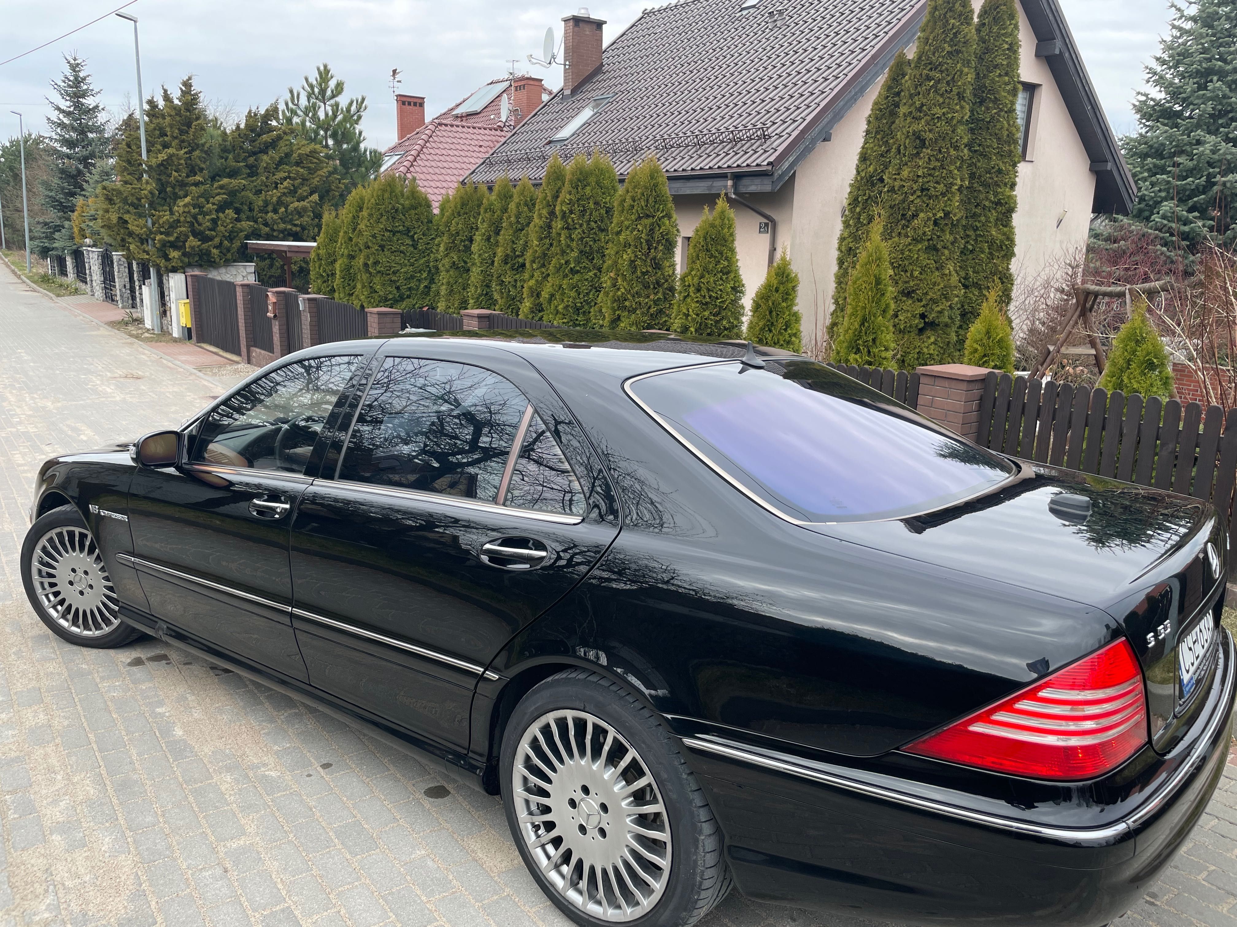 Piękny Mercedes S 5500 AMG. 500KM.Stan Perfekcyjny.Zamiana