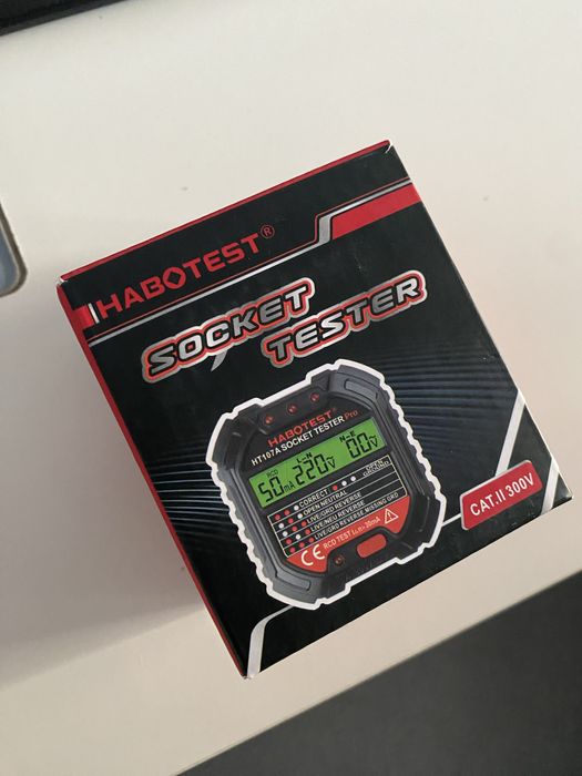 Tomada para testar corrente elétrica