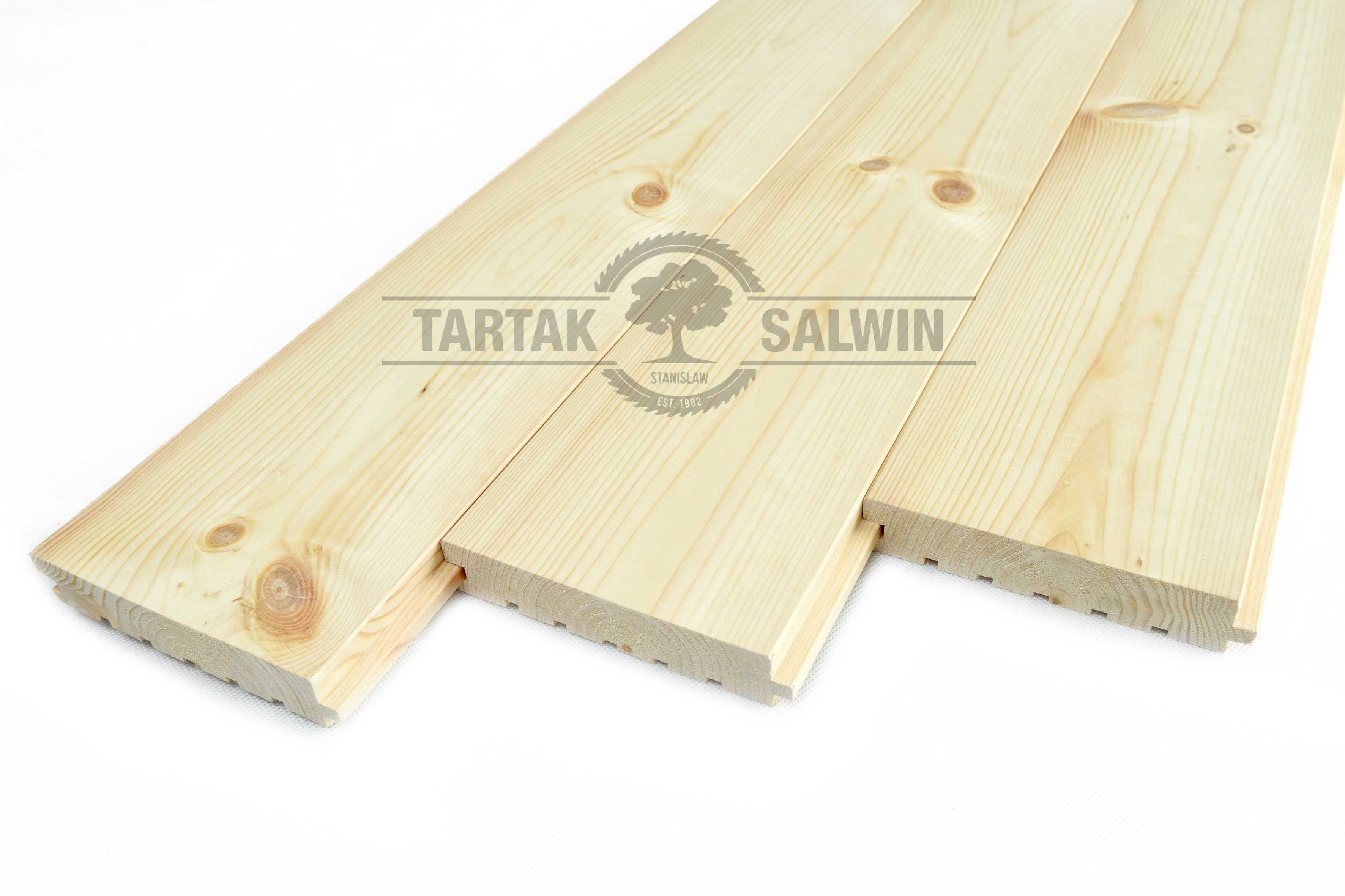 Deska podłogowa elewacyjna sosna skandynawska  28x145 kls AB PREMIUM