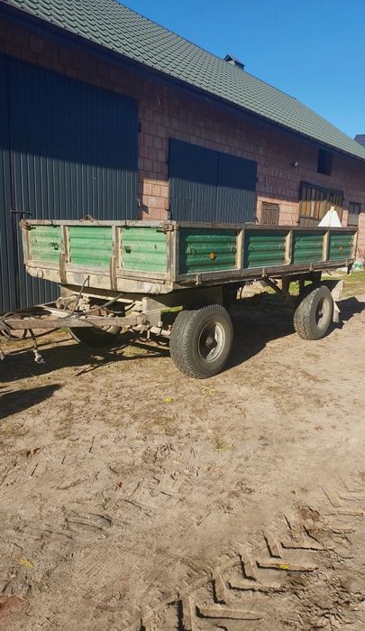 Przyczepa rolnicza 4.5T zarejestrowana niska