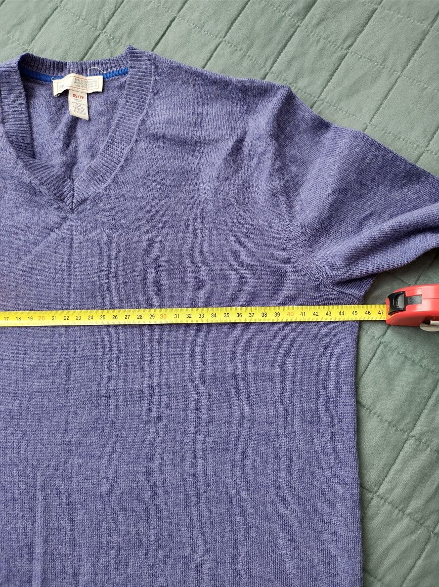 Gap rozmiar XS S sweter wełniany męski