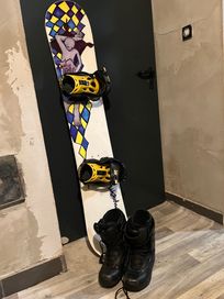 Deska snowboardowa + buty