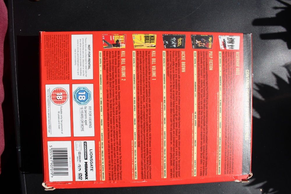 Boxset directed by Quentin Tarantino/cappola/mark cousin/rossellini/..