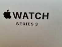 Apple Watch Series 3 38mm Silver Aluminium White Sport Band NOWY!!