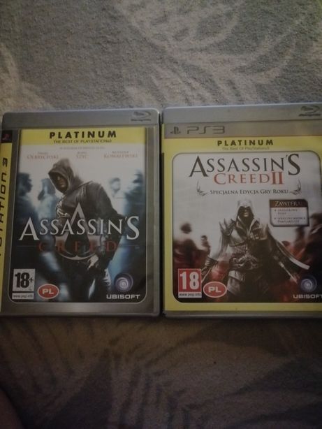 Assassins Creed 1 i 2 platinum ps3