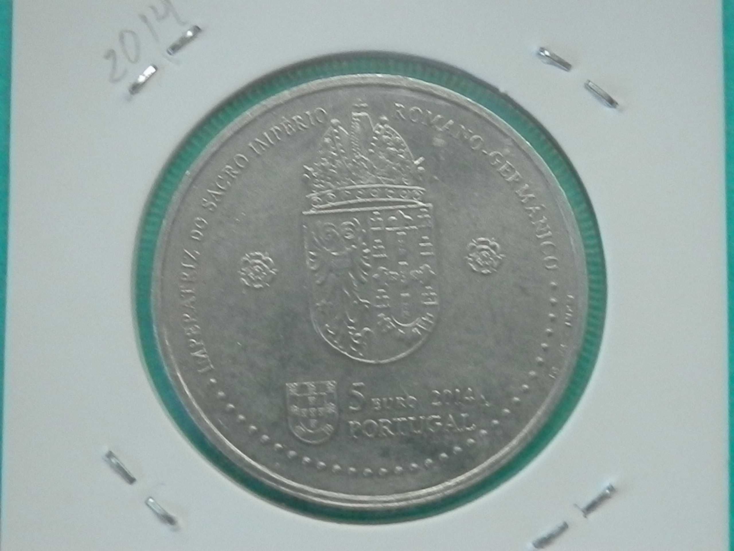 1144 - Euro: 5,00 euros 2014 cuni Leonor de Portugal, por 5,50