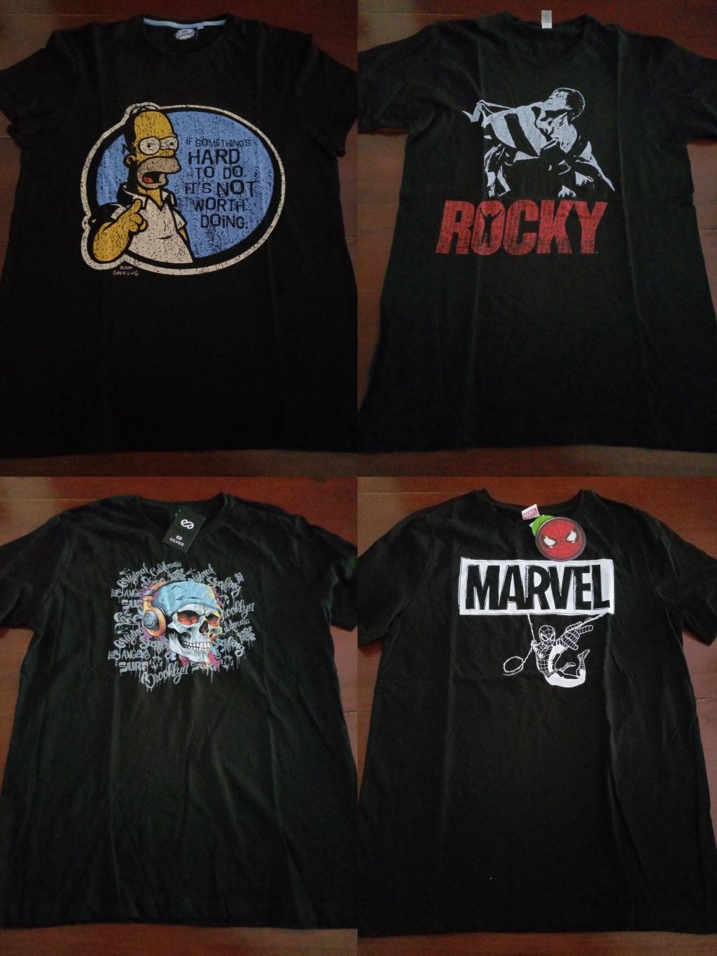 T-shirts variadas para venda