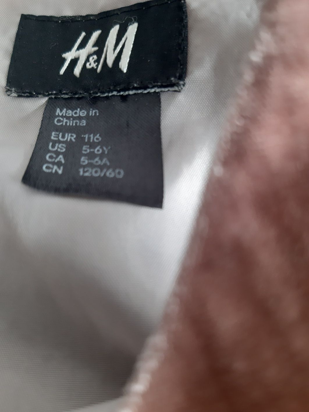 Sukienka H&M , rozmiar 116