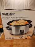 Panela eléctrica de cozedura lenta, SilverCrest, completsmente nova
