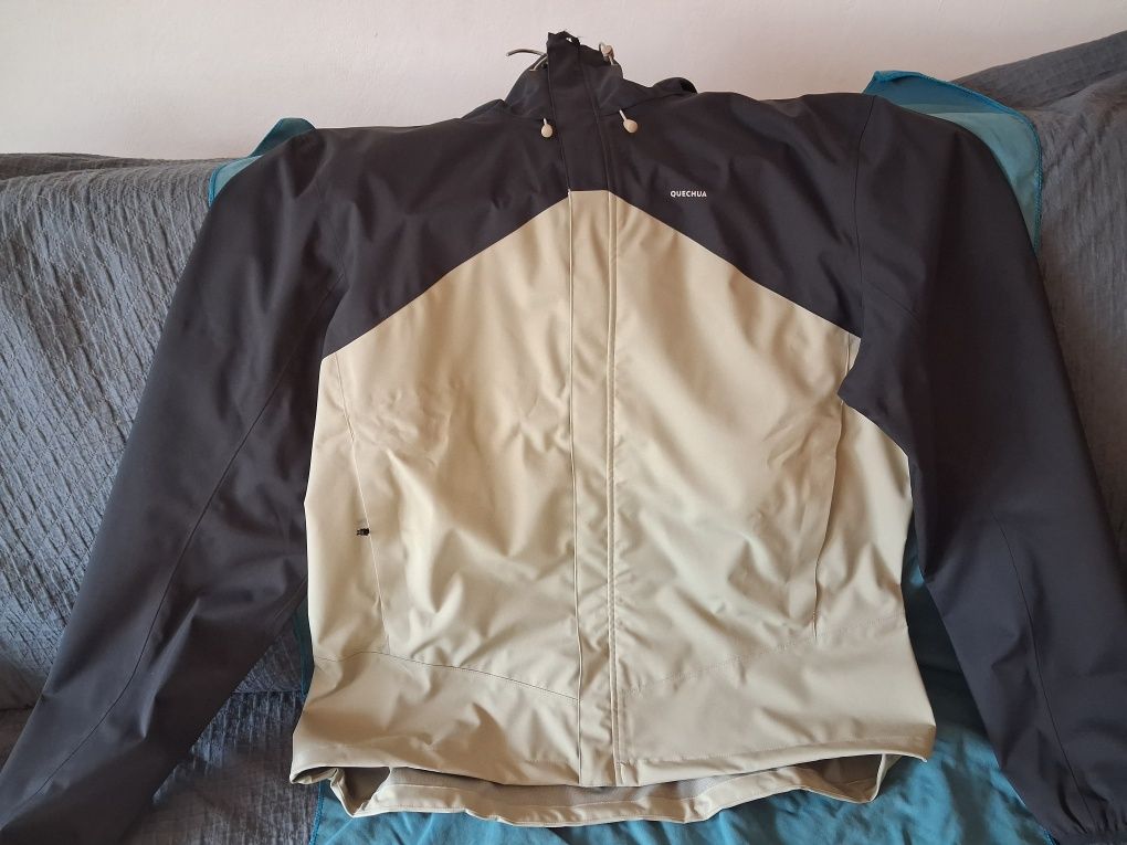 Kurtka męska quechua 2 XL STAN IDEALNY wateproof