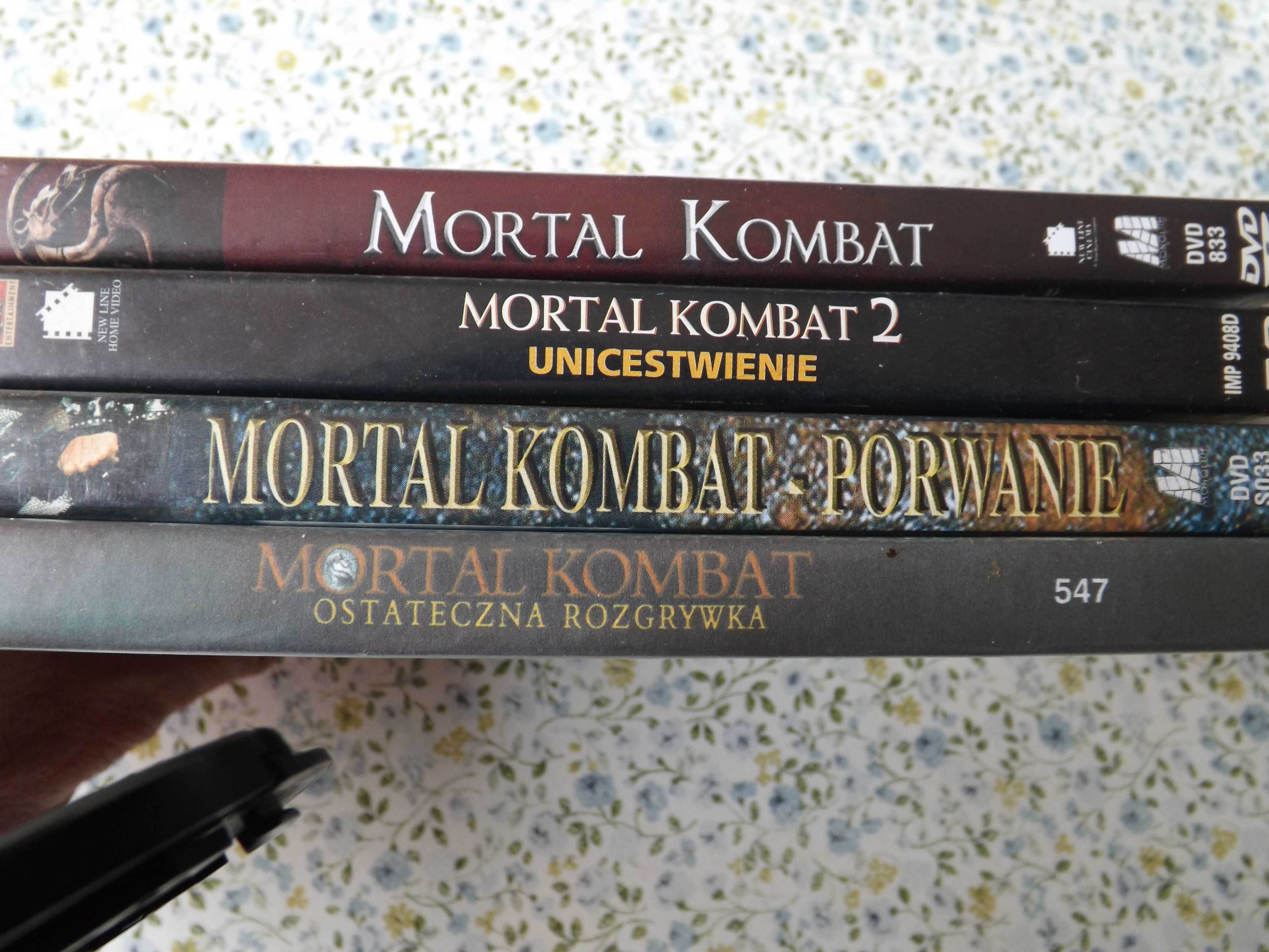 Mortal Kombat cztery dvd filmy, bajki karate unikat