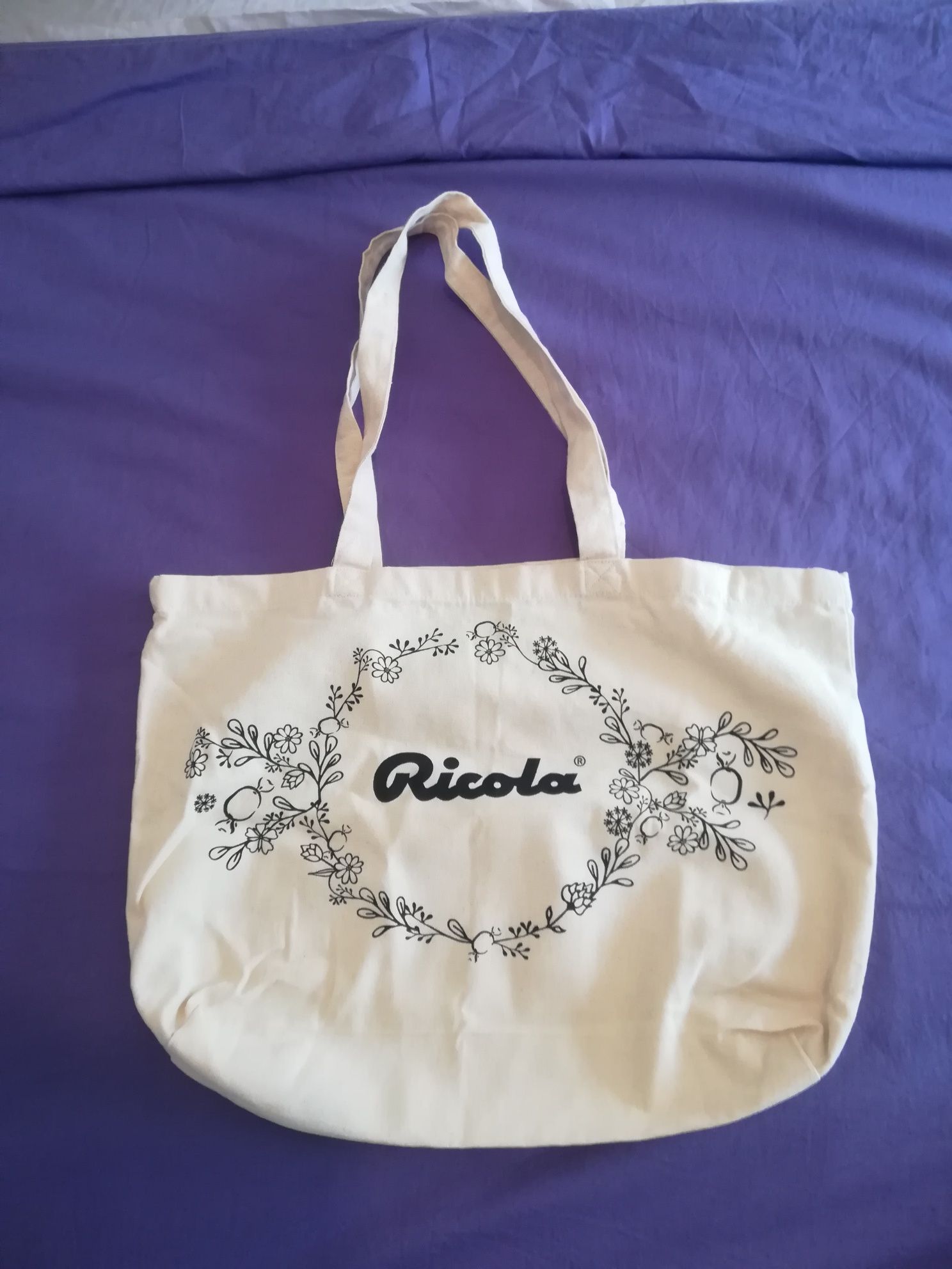 Saco 100% algodão Ricola (novos)