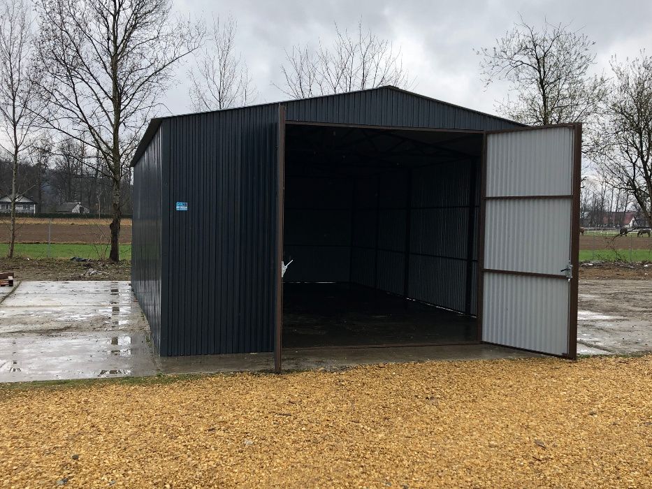 Magazyn gospodarczy ze stali HALA stalowa KONSTRUKCJA ze stali WIATA