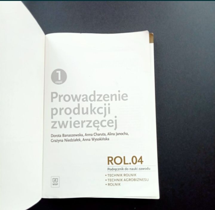 Prowadzenie produkcji zwierzęcej ROL.04 WSiP