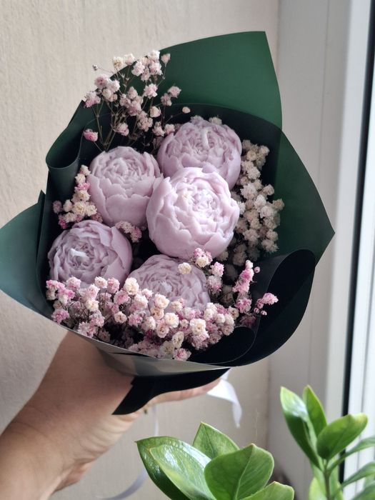 Piwonia 5 szt w bukiecie