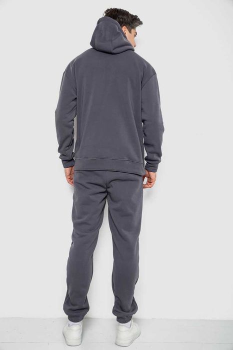 Костюм чоловічий на флісі, колір сірий, чорний"Ager"