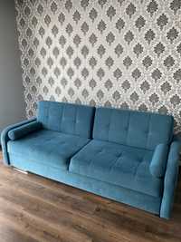 Sofa 3-osobowa turkusowa/zielona