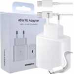 Ładowarka Samsung 45W ORYGINALNA Super Fast Charge 2.0 BIAŁA