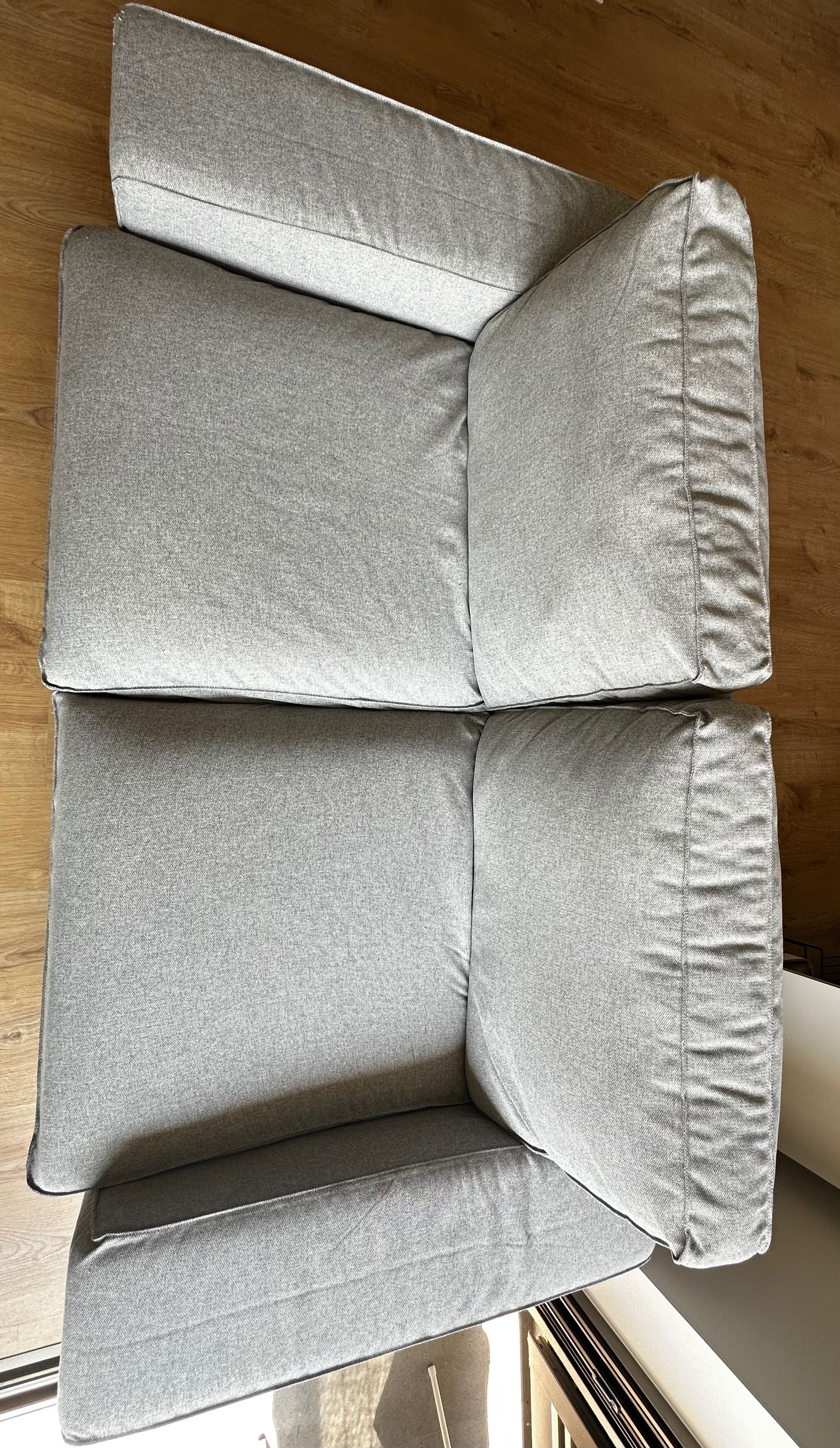 Sofá 2 lugares - kivik Cinzento  Ikea