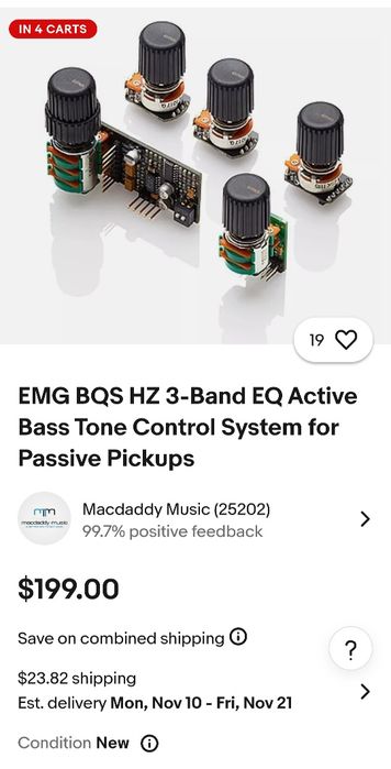 Spector legend classic bubinga 4 EMG BQC HZ preamp