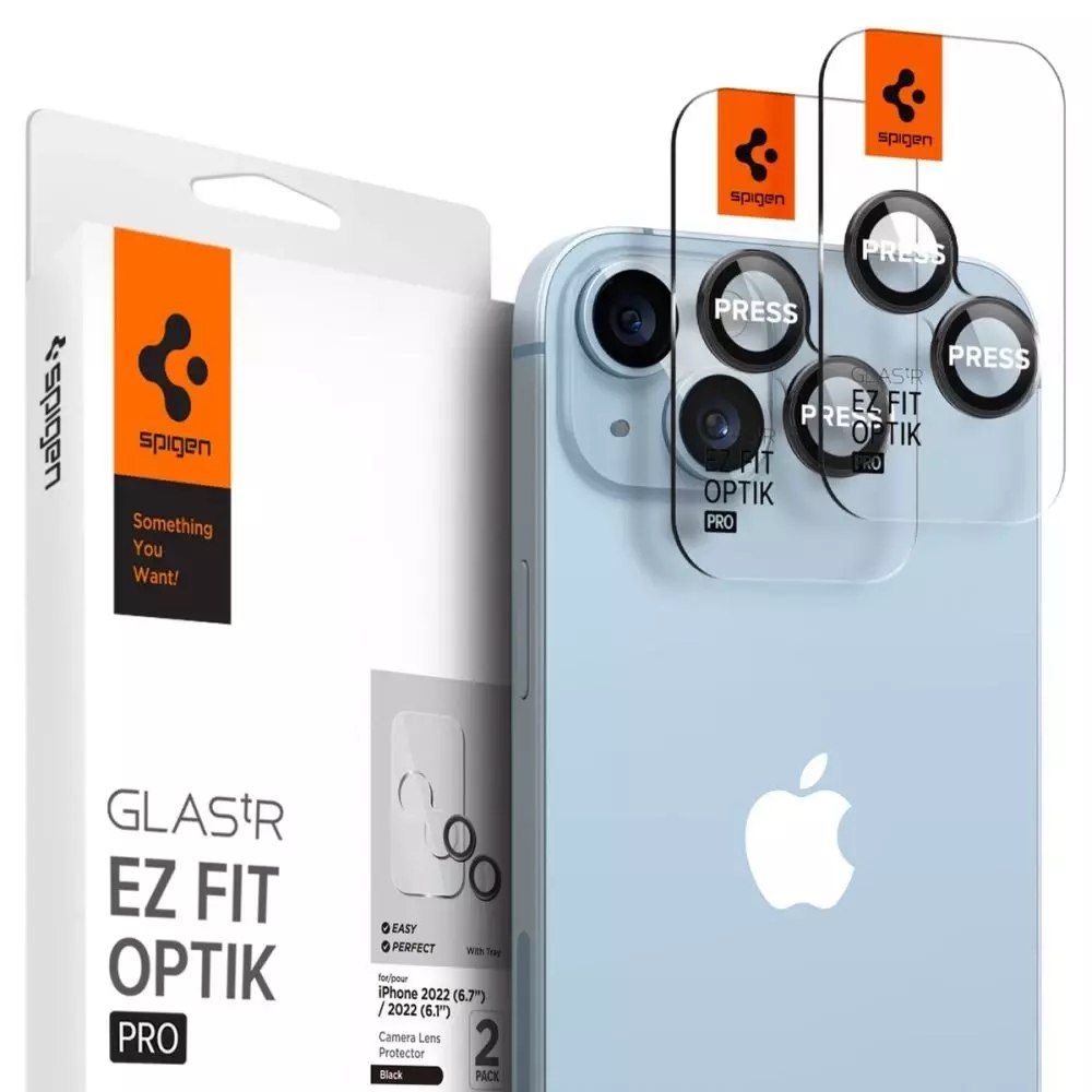 Osłona aparatu spigen optik.tr "ez fit" camera protector 2-pack iphone