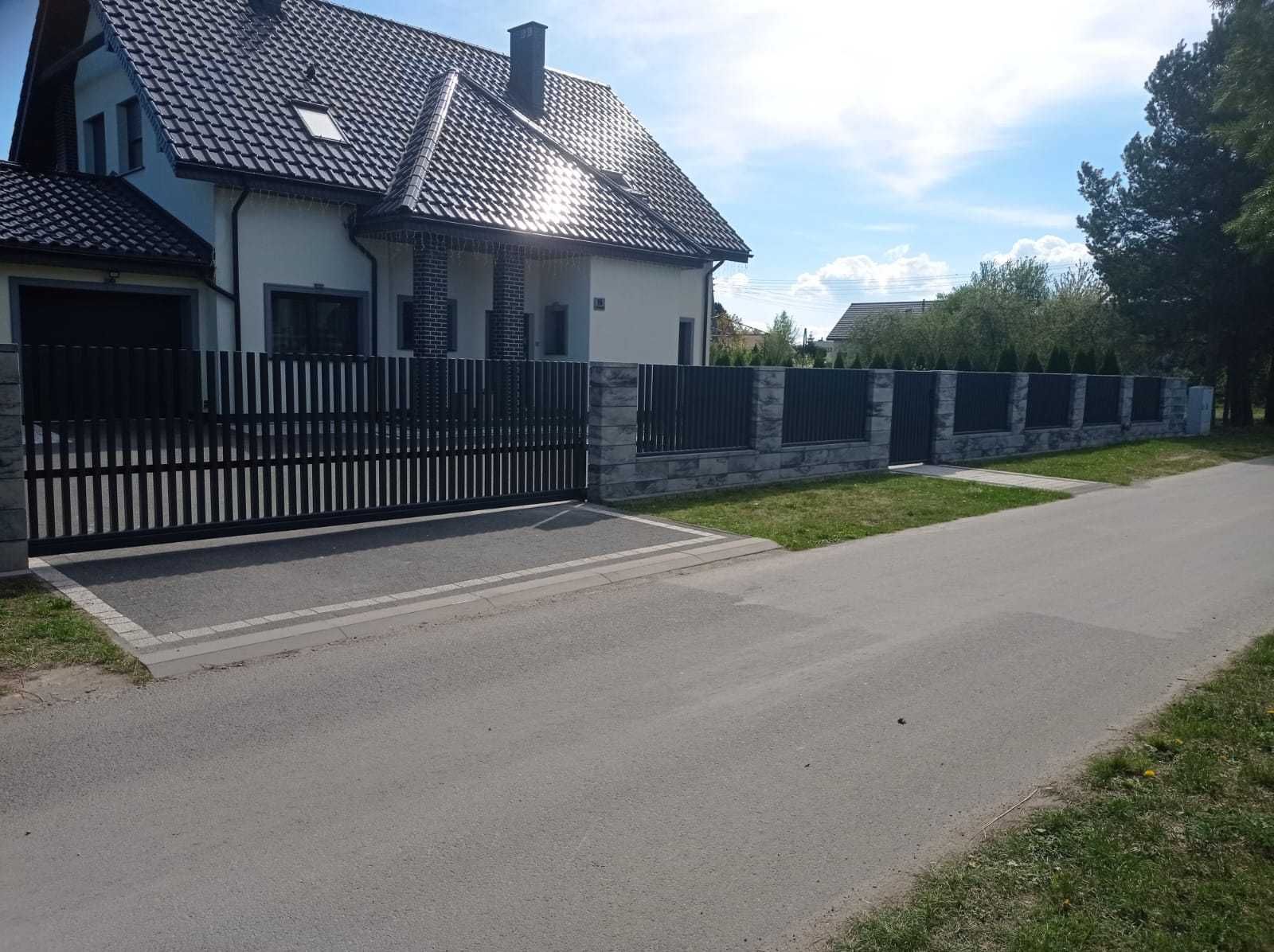 Brama wjazdowa CNC 4m plus furtka. Producent.
