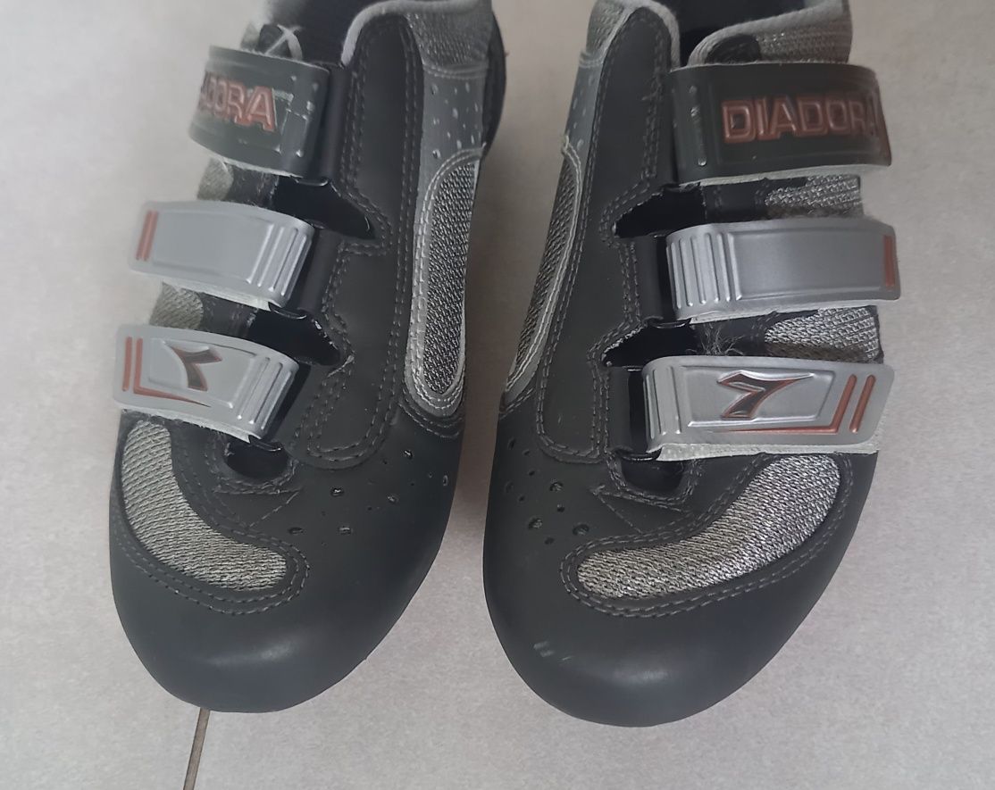 Buty szosowe Diadora r. 37 i bloki Look jak nowe