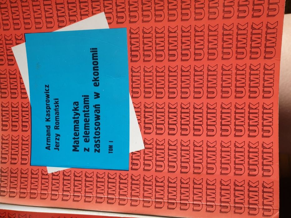 Matematyka z elementami zastosowan w ekonomii