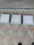 3 szt lampy 30x30cm
