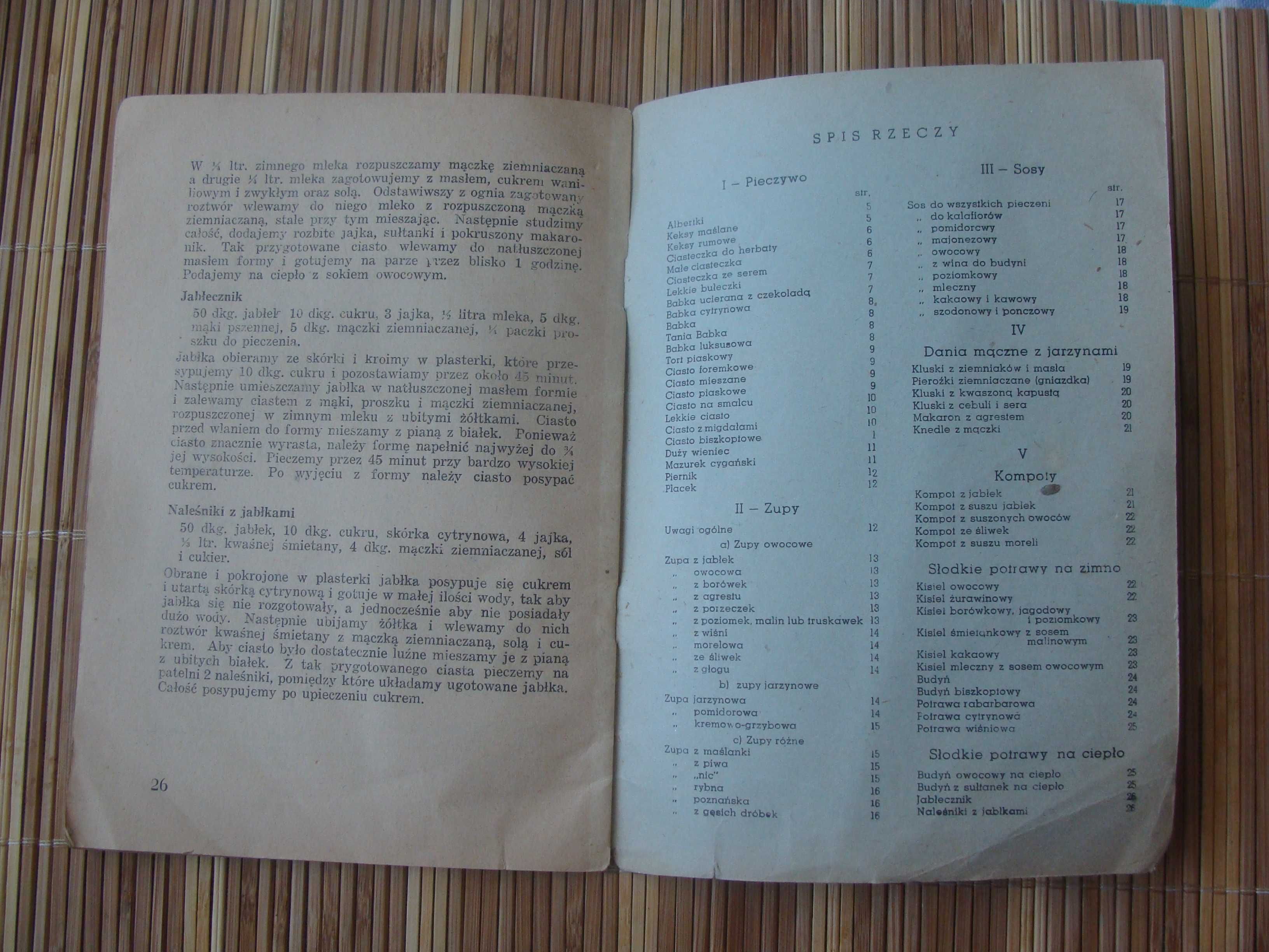 Sposoby użycia mączki ziemniaczanej 1954 rok