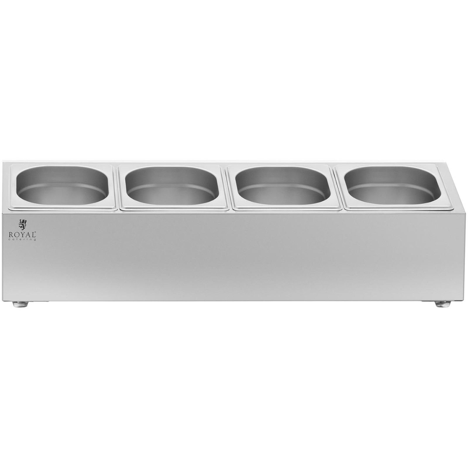 ekspozytor stojak na pojemniki gastronomiczne 4 x gn 1/6 7.6 l +  qmx