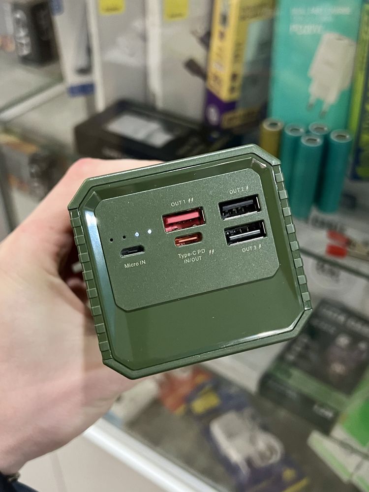 Power bank 50000. Для Военных! Быстрая зарядка 22.5W. Оригинал 100%