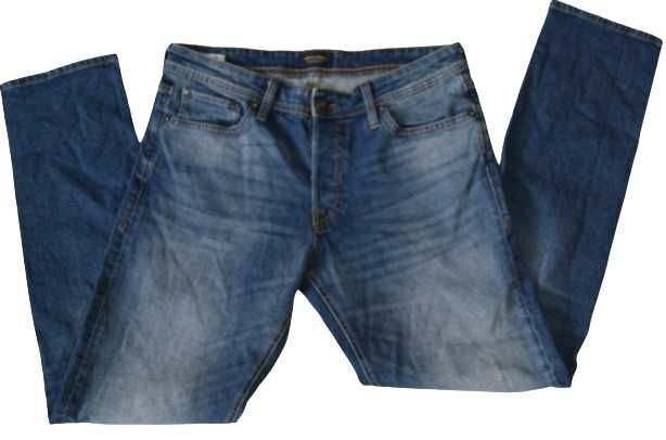 JACK JONES MIKE W33 L34 PAS 90 comfort fit jeansy męskie z elastanem