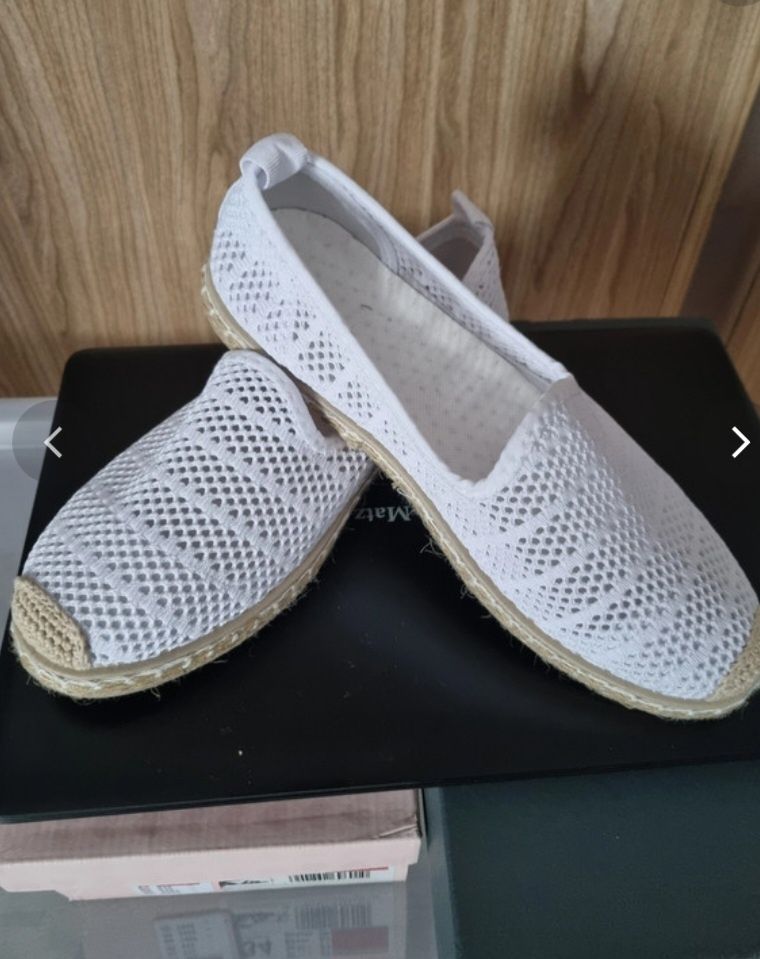 Espadryle białe nowe