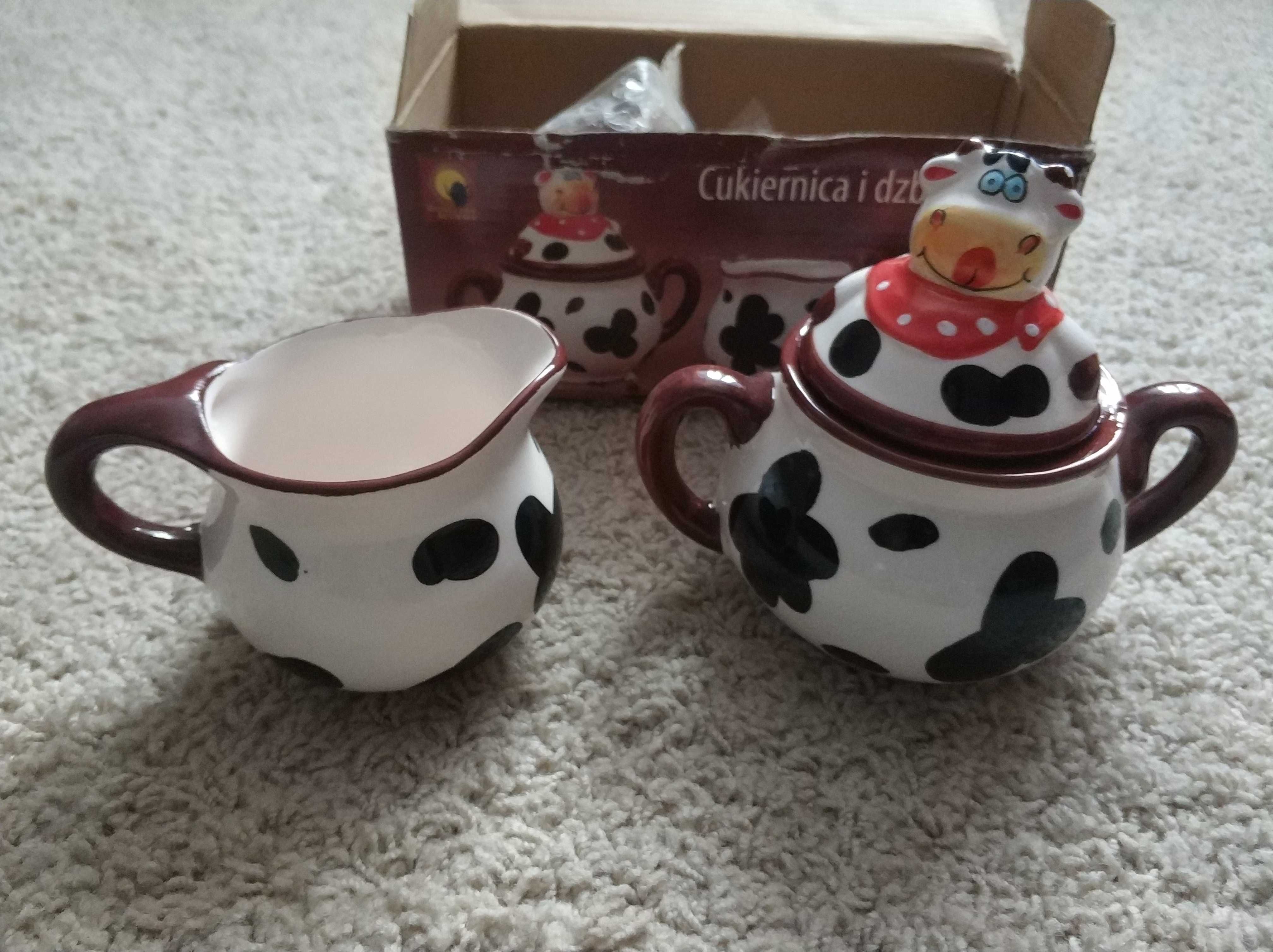 Cukiernica i dzbanuszek na mleko