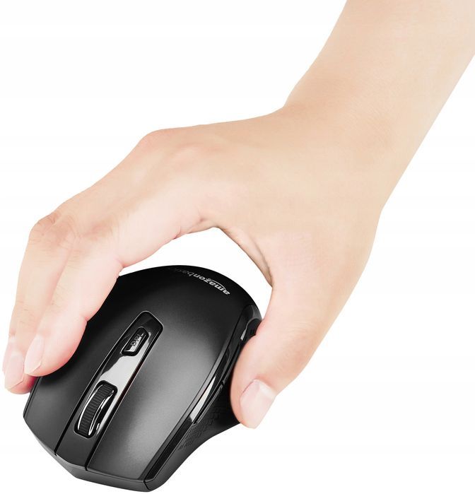uszkodzony myszka amazon basics g6b-bk do komputera bezprzewodowa