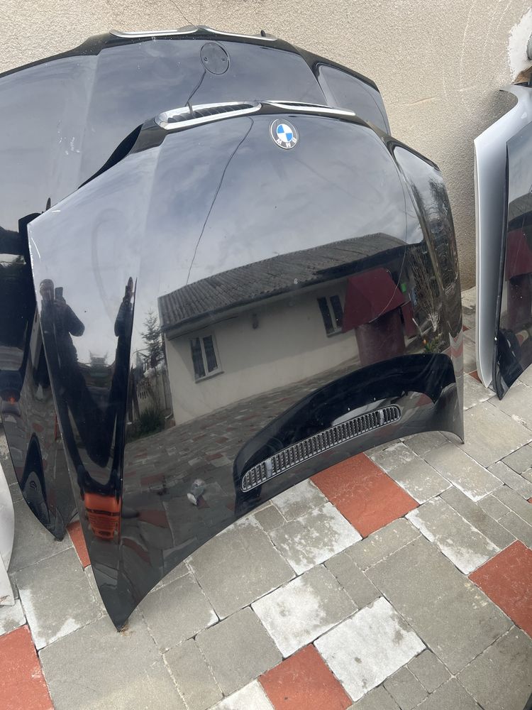 Капот BMW е46  рестайл Чорний Розборка