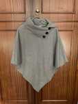 Poncho Cinzento Spaccio Mulher