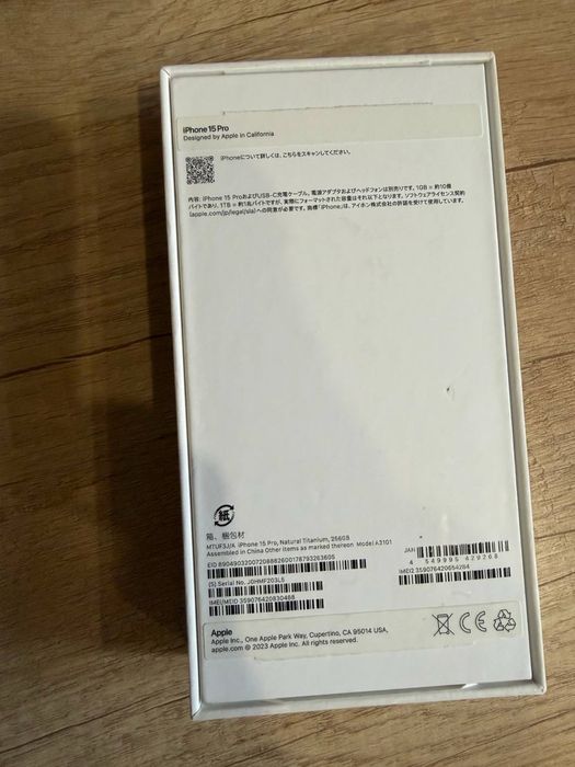 iphone 15 Pro 256 GB/Sim+Esim  89% акамуляттор