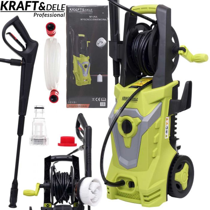 KRAFT&DELE Myjka Ciśnieniowa Samossąca 280 Bar 2800w +Akcesoria KD664
