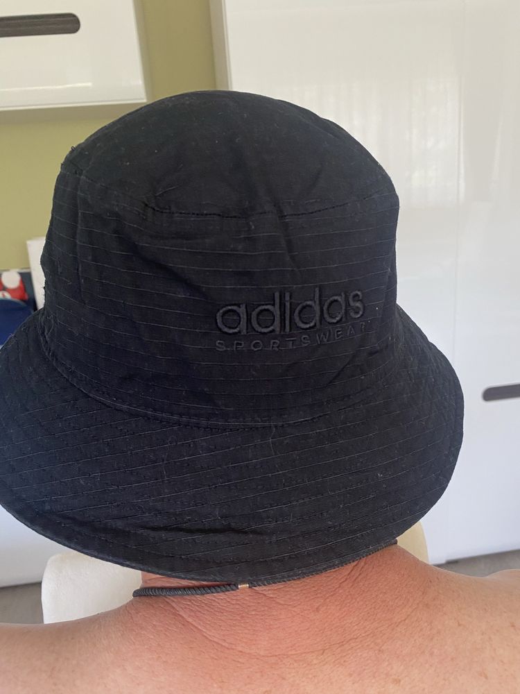 Adidas Large kapelusz meska z bawewna black washed bucket hat